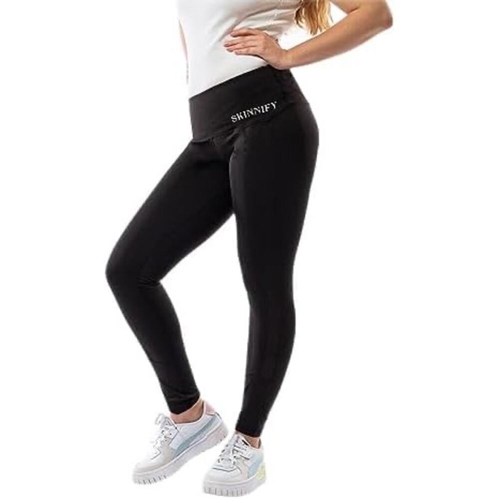 SKINNIFY 4 Bands 2x Resistance Band Black Leggings Sz XL - Picture 5 of 13